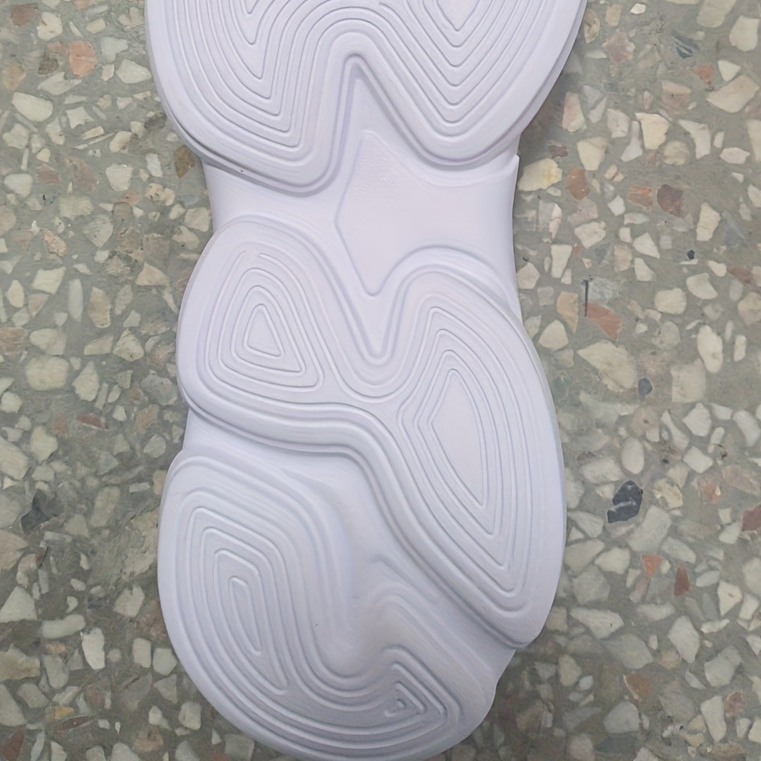 Men's Striped Knitted Slip On Sock Shoes