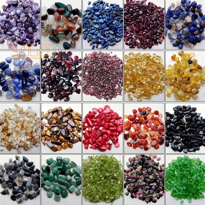 Natural Quartz Chips Crystal Gravels Gem Gravel Chip Polished Tumble Stones 50g
