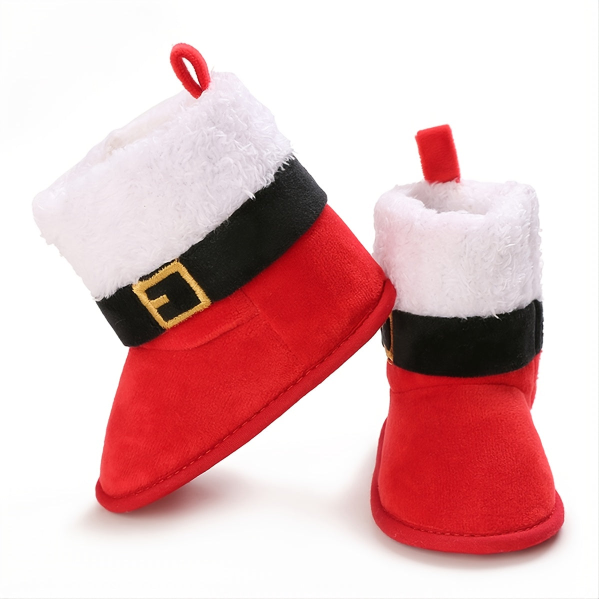 Christmas Baby Fleece Warm Snow Shoes Boots