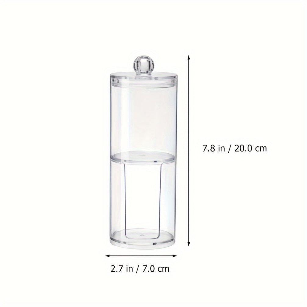 Acrylic Cotton Pads Holder Makeup Storage Containers