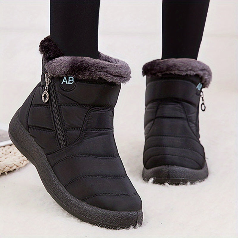 Women's Platform Snow Boots Warm Velvet Winter Comfy Boots