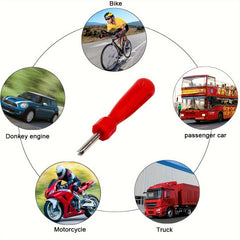 2pcs Valve Core Wrench Tire Repair Tool Car Bicycle Valve Core Removal