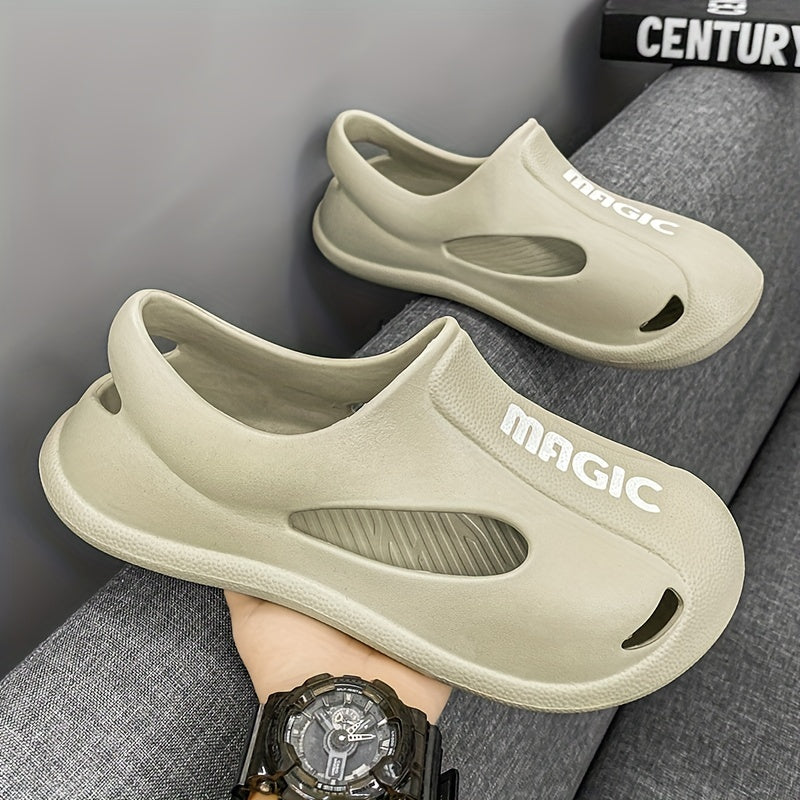 Men's Closed Toe Water Shoes for Outdoor Beach Spring Summer