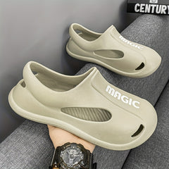 Men's Closed Toe Water Shoes for Outdoor Beach Spring Summer