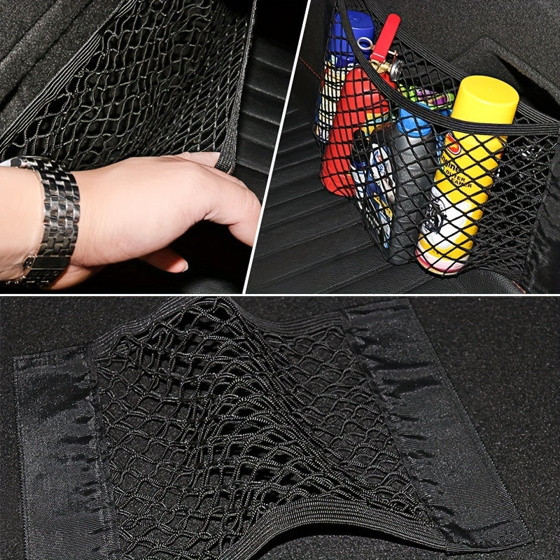 Car Rear Mesh Trunk Seat Elastic String Net Storage Bag