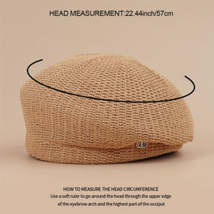 Beret Men's Women's All match Spring Summer Breathable Thin Painter's Hat