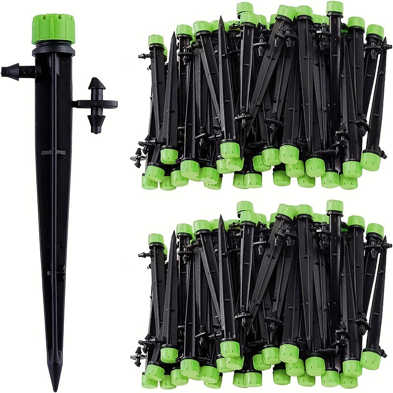 Adjustable Dripper Ground Plug 8 Hole Spray Head Gardening Watering Irrigation