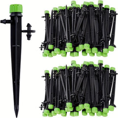 Adjustable Dripper Ground Plug 8 Hole Spray Head Gardening Watering Irrigation