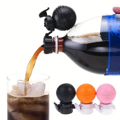 Ball Shaped Bottle Lid Air Pump Sealing Soda Bottle Cap