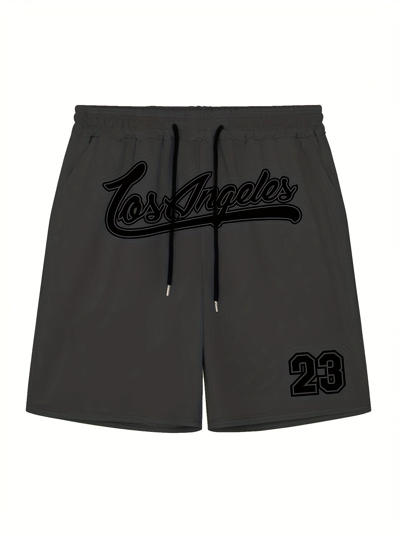 Men's Casual Solid Drawstring Shorts For Summer