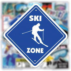 50Pcs Ski Series Graffiti Stickers Waterproof Decorative DIY Creative Toys