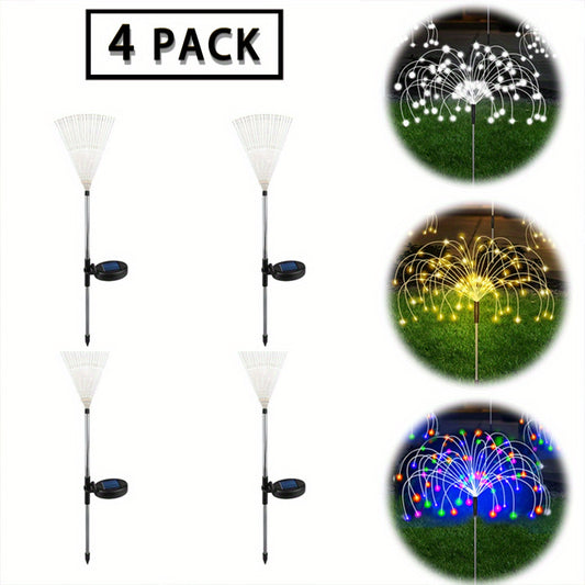 200LED Solar Firework Lights 8Modes Waterproof Solar Outdoor Garden Lights
