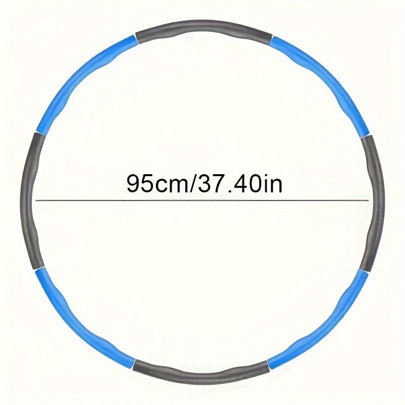 8-Section Detachable Fitness Hoop for Waist Shaping and Weight Loss
