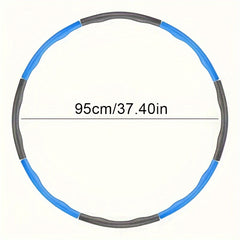 8-Section Detachable Fitness Hoop for Waist Shaping and Weight Loss
