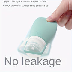 4PCS Silicone Travel Bottle Shower Gel Shampoo Empty Bottle Set