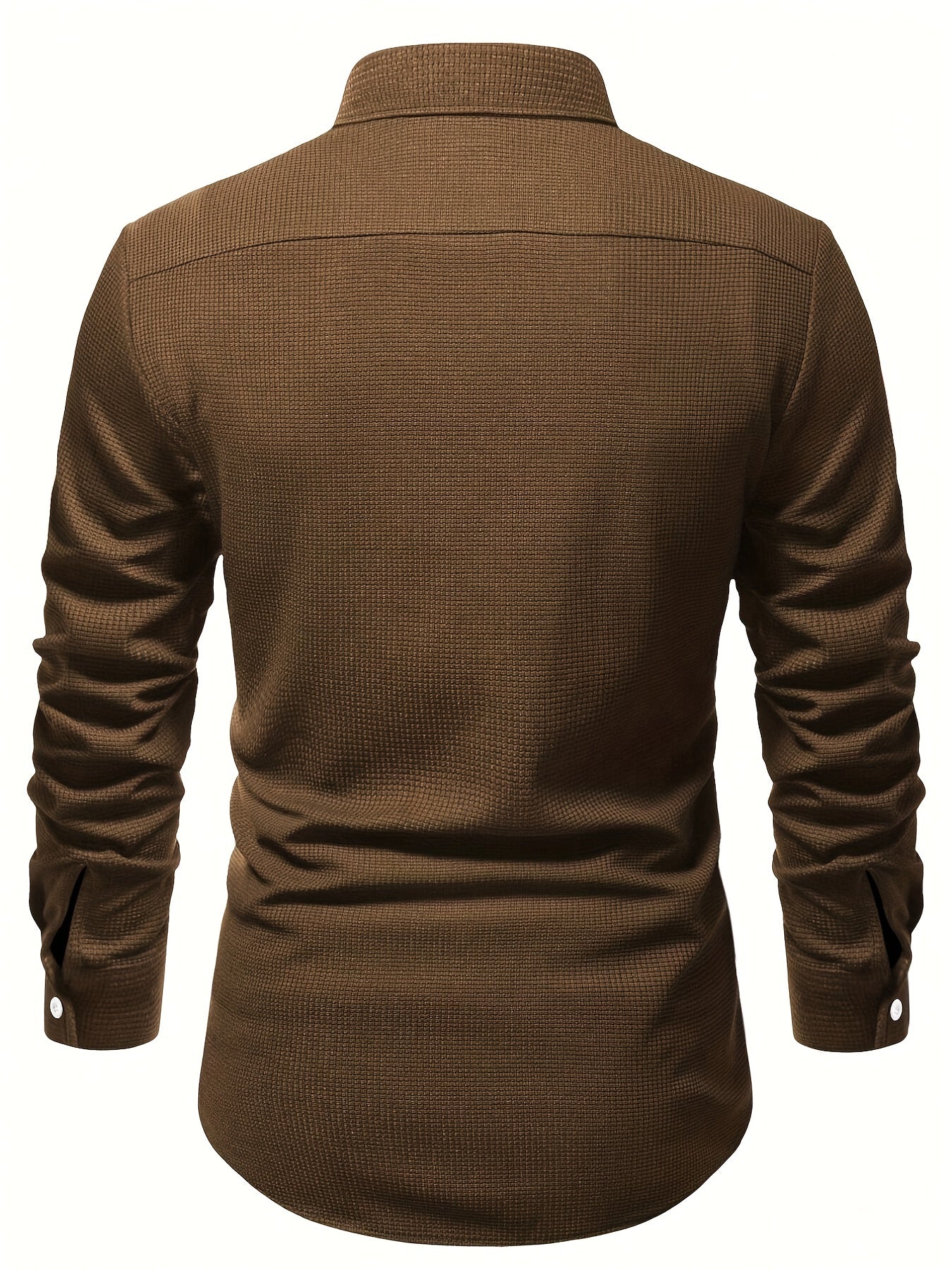 Men's Casual Button Up Long Sleeve Shirt