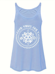 Graphic Sleeveless Tank Top for Women