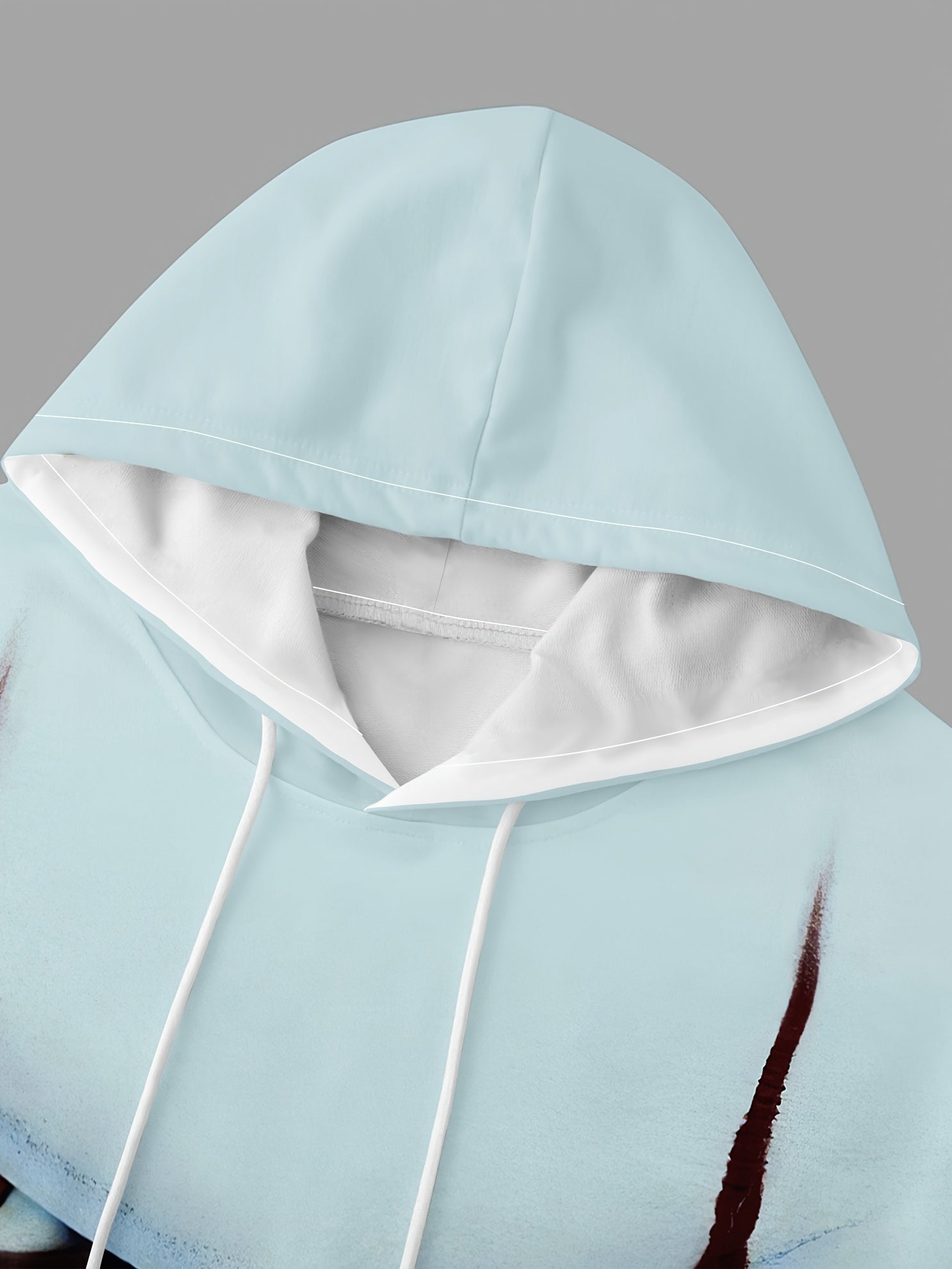 Graphic Hoodie Men's Casual Loose Pullover