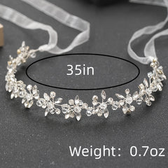 Crystal Rhinestone Bride Headband for Wedding