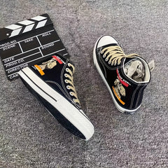 Women's Cartoon Graphic High Top Canvas Sneakers