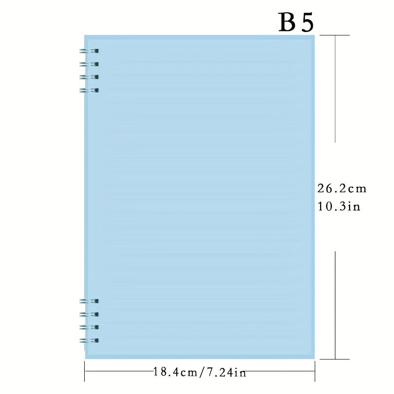 2pcs A5 & B5 Coil Notebook Morandi 160 Pages