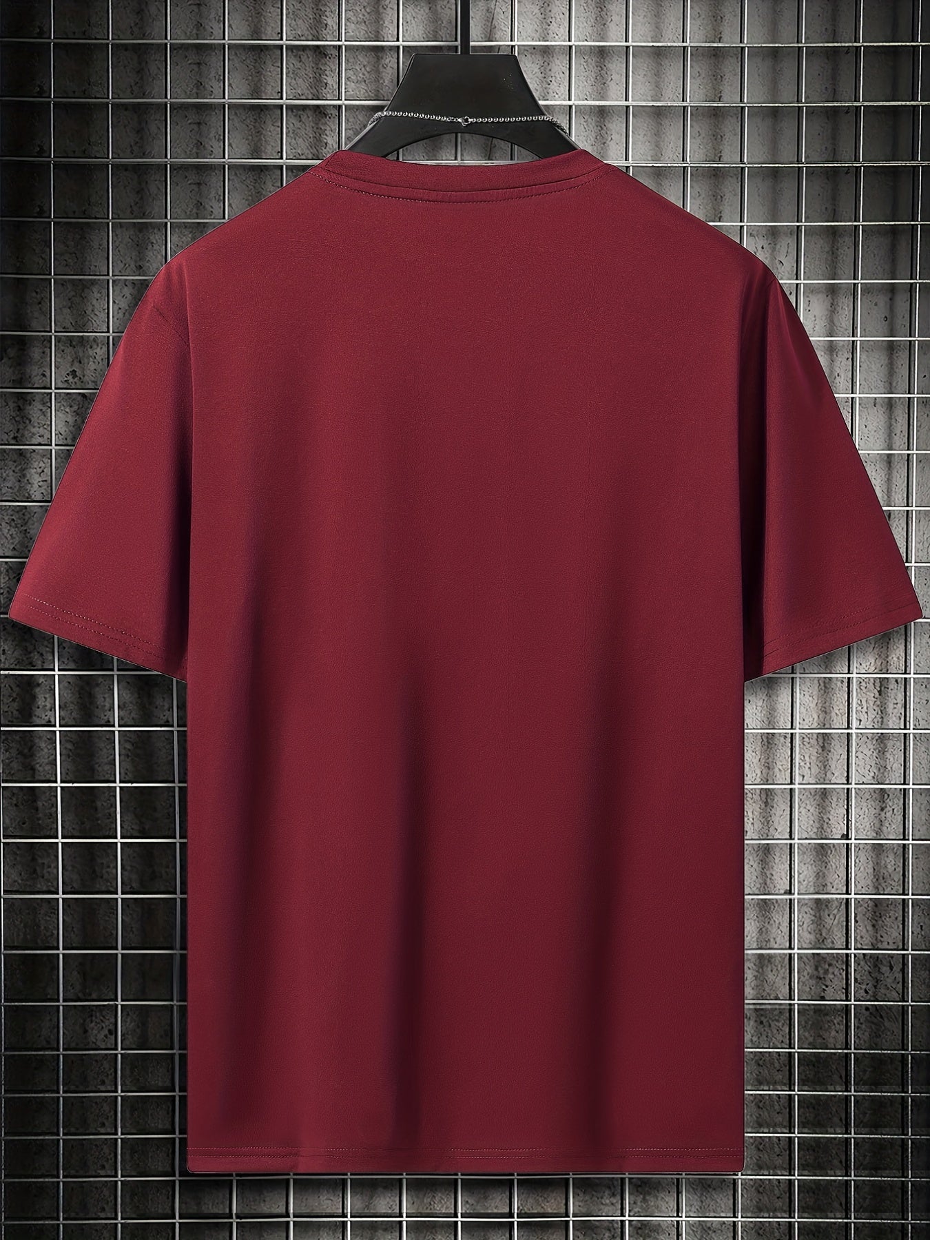 Men's Block Short Sleeve T shirt Casual Comfy Tees For Summer Mens Clothing