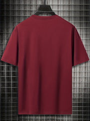Men's Block Short Sleeve T shirt Casual Comfy Tees For Summer Mens Clothing