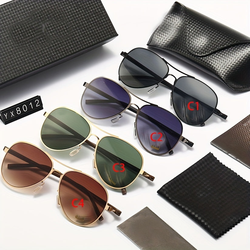 Men's UV400 Pilot Sunglasses Driving Sun Glasses Vintage Style
