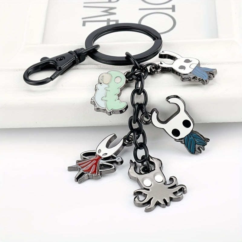 Hollow Knight Alloy Doll Keychain Bag Car Pendant