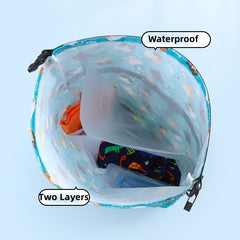Kids Swim Bag Drawstring Beach Gym Backpack