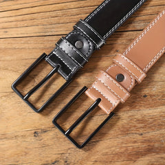 Youth Leather Belt Men's Belt For Students