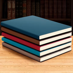 PU Waterproof Soft Leather B5 Notebook School Supplies 160 Pages