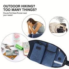Sports Waist Bag Fanny Pack With Leash for Outdoor Activities