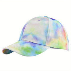 Tie Dye Sun Hat Peaked Cap Casual Baseball Cap