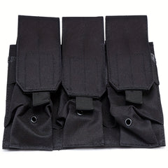1pc Triple Magazine Pouch MOLLE Bag