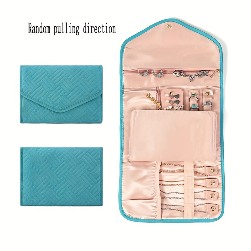 Foldable Jewelry Storage Bag Travel Jewelry Organizer