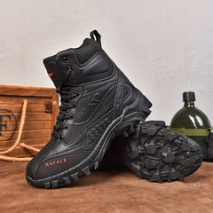 Men's Outdoor Zipper Tactical Boots - Anti-skid Training Boots