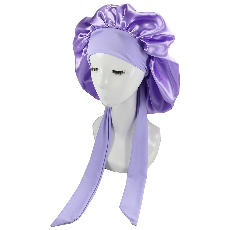 Silk Shower Caps For Women Night Cap Waterproof