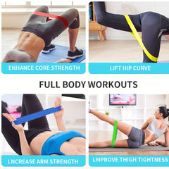 Elastic Yoga Resistance Band for Hip Lifting Squat Body Training