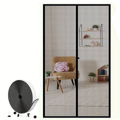Magnetic Screen Door 91x208 cm Reinforced Fiberglass Curtain