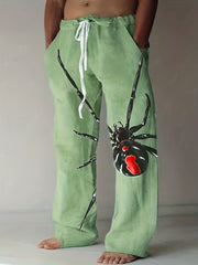 3D Spider Print Boys Casual Long Pants Spring Autumn Kids Clothing