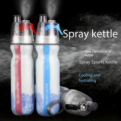 500ml Cycling Sports Water Bottle PE Double Wall Plastic Water Cup