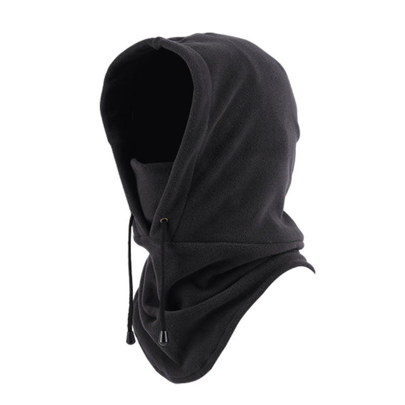 Men's Fleece Hat Ski Sports Thickened Scarf Headgear