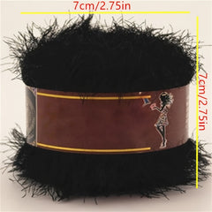 Long Hair Mink Plush Wool Thread Coral Fleece Scarf