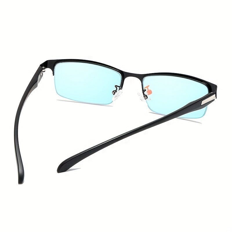 Men's TR90 Blindness Detection Driving Glasses with Detection Chart
