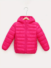 Boys Winter Hooded Coat Down Light Warm Jacket