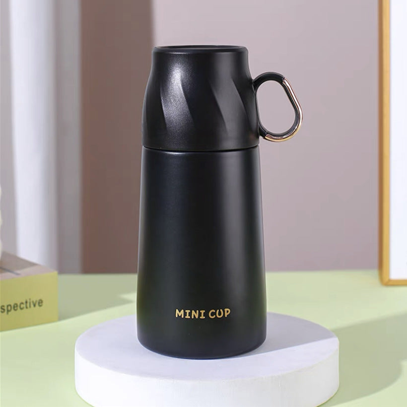 Mini Thermal Mug Stainless Steel Vacuum Insulated Bottle with Cup