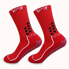 Anti Slip Football Socks Thick Padded Crew Sport Socks