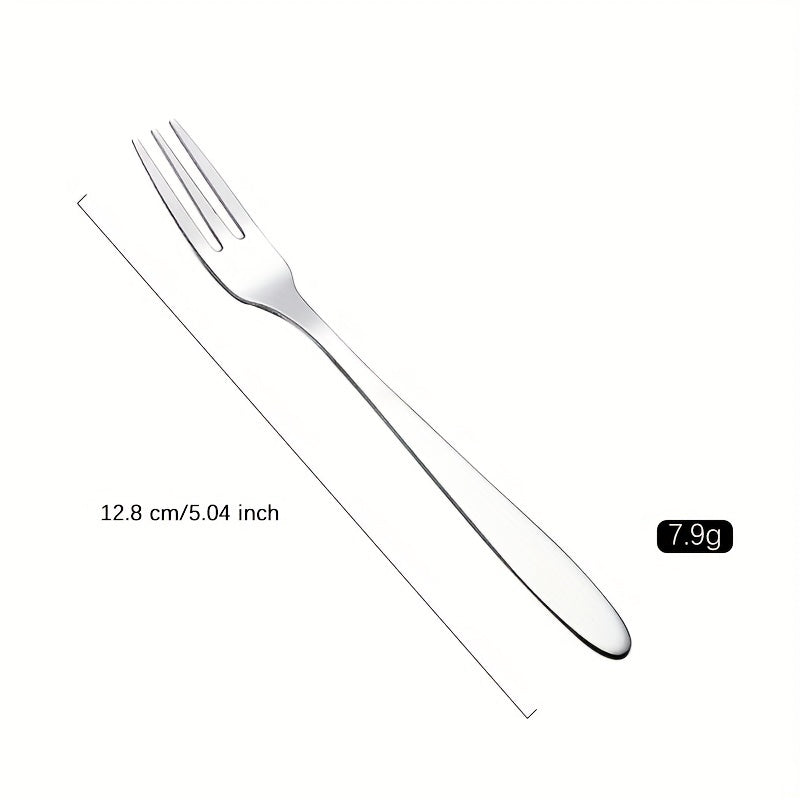 Stainless Steel Serving Fork for Fruits Salads Desserts Noodles