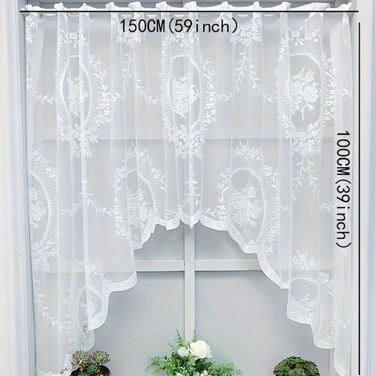 American Pastoral Gauze Curtain for Home Decor